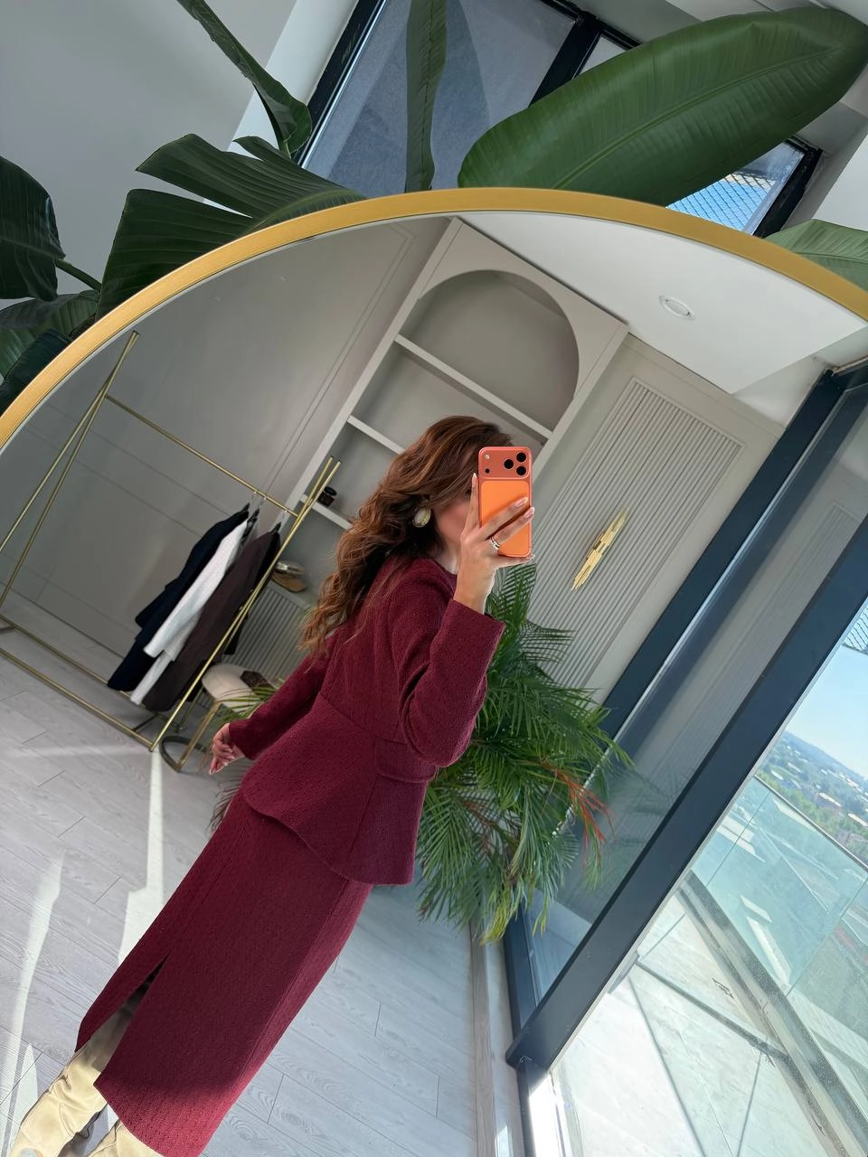 Bordo%20Lüks%20Kalite%20Etek%20Ceket%20Tuvid%20Kumaş%20Takım