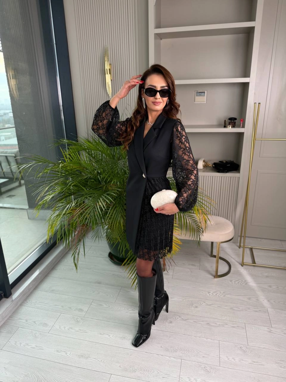 Premium%20Seri%20Dantel%20Detaylı%20Astarlı%20Elbise