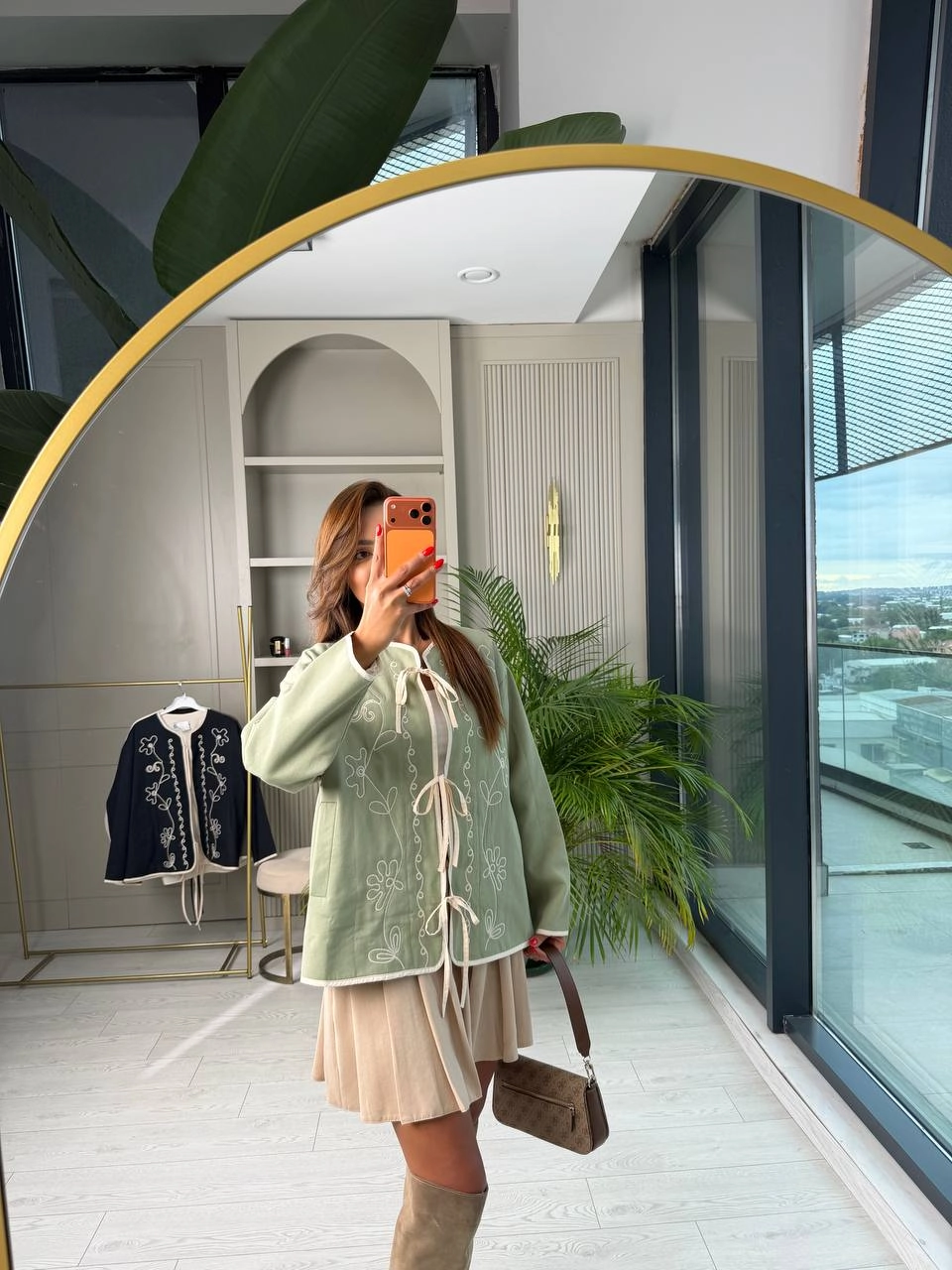 Yeşil%20Astarlı%20Nakış%20Detaylı%20Dokulu%20Ceket