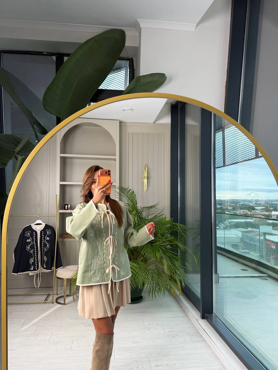 Yeşil%20Astarlı%20Nakış%20Detaylı%20Dokulu%20Ceket