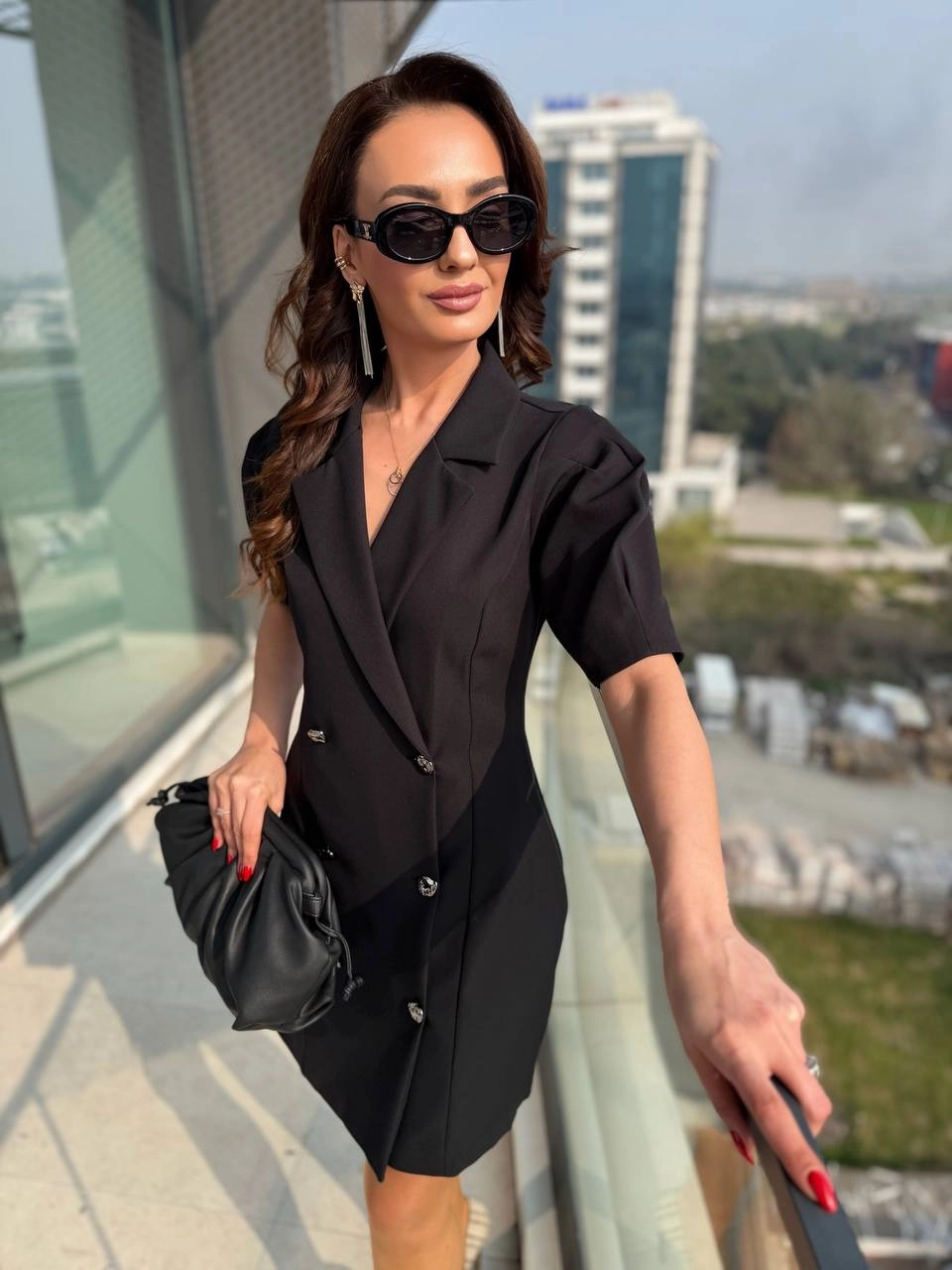 Siyah%20Lüks%20Kalite%20Atlas%20Kumaş%20Elbise