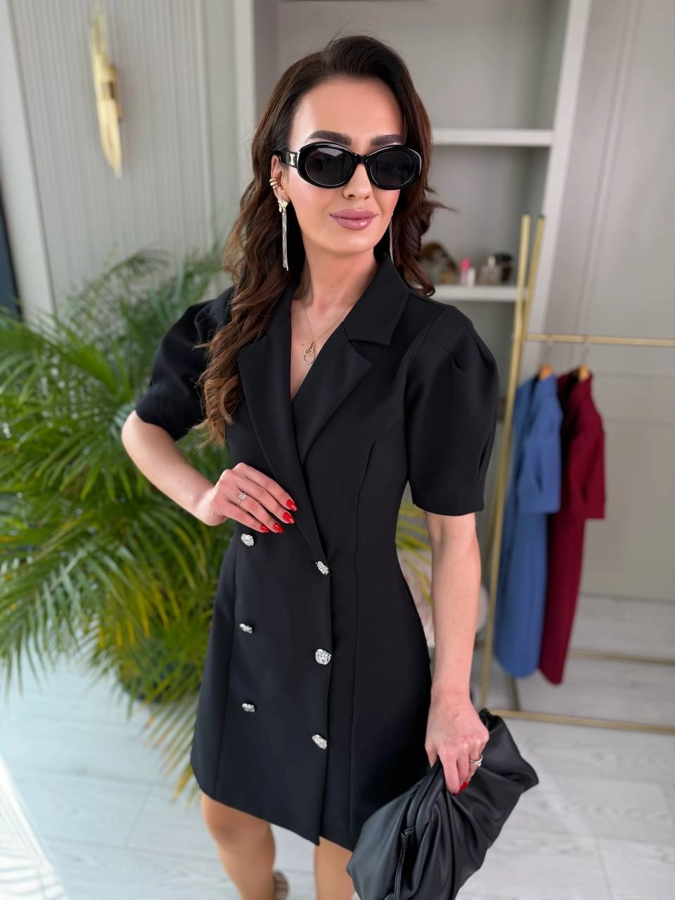 Siyah%20Lüks%20Kalite%20Atlas%20Kumaş%20Elbise