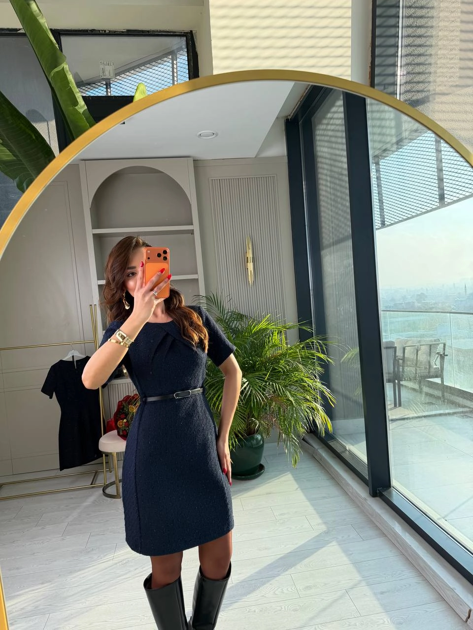 Lacivert%20Kemerli%20Lüks%20Kalite%20Tuvid%20Elbise