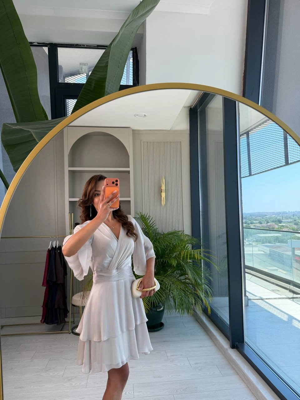 Vizon%20Lüks%20Kristal%20Organze%20Kumaş%20Astarlı%20Elbise