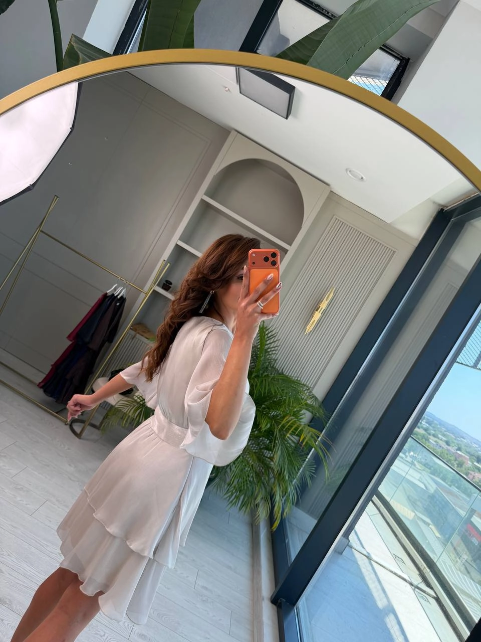 Vizon%20Lüks%20Kristal%20Organze%20Kumaş%20Astarlı%20Elbise