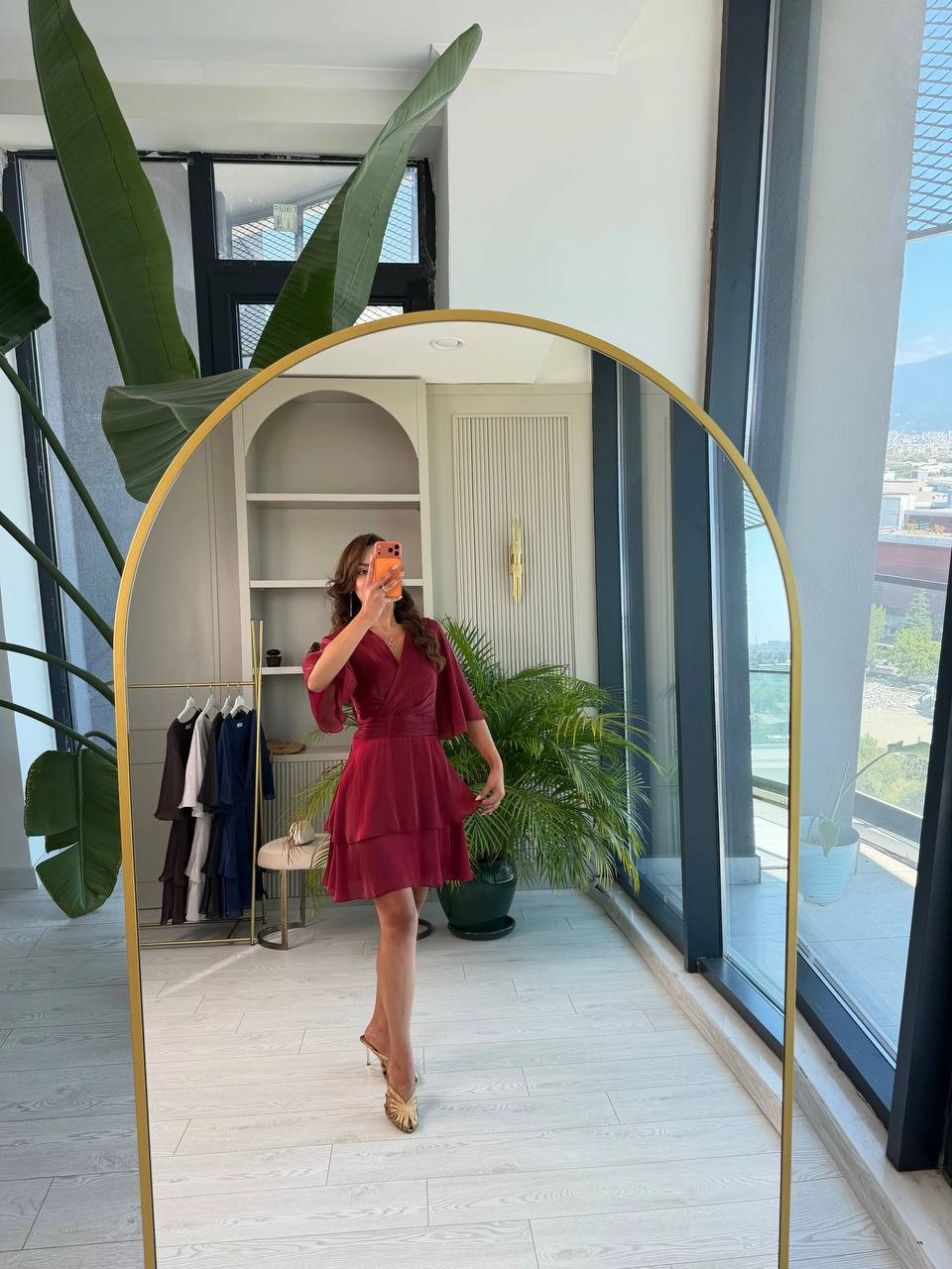 Bordo%20Lüks%20Kristal%20Organze%20Kumaş%20Astarlı%20Elbise