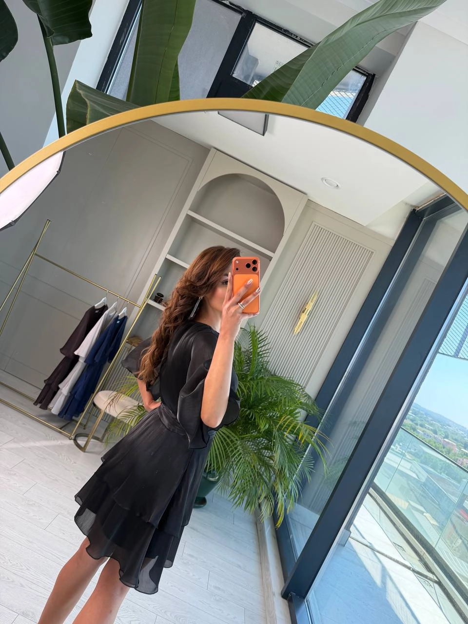 Siyah%20Lüks%20Kristal%20Organze%20Kumaş%20Astarlı%20Elbise