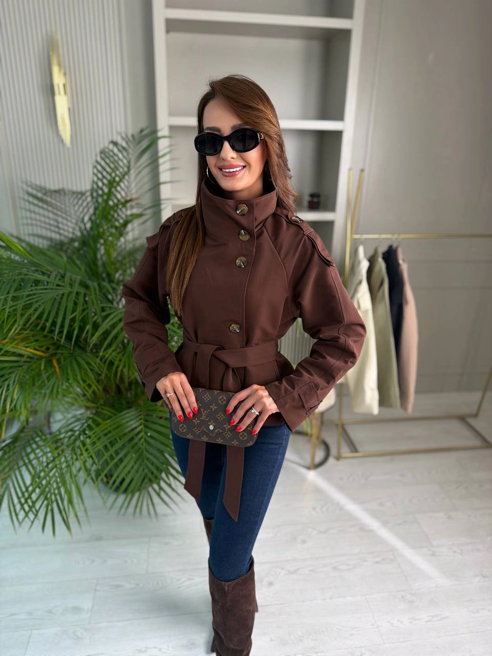 Kahverengi%20Full%20Astarlı%20Zara%20Model%20Trençkot