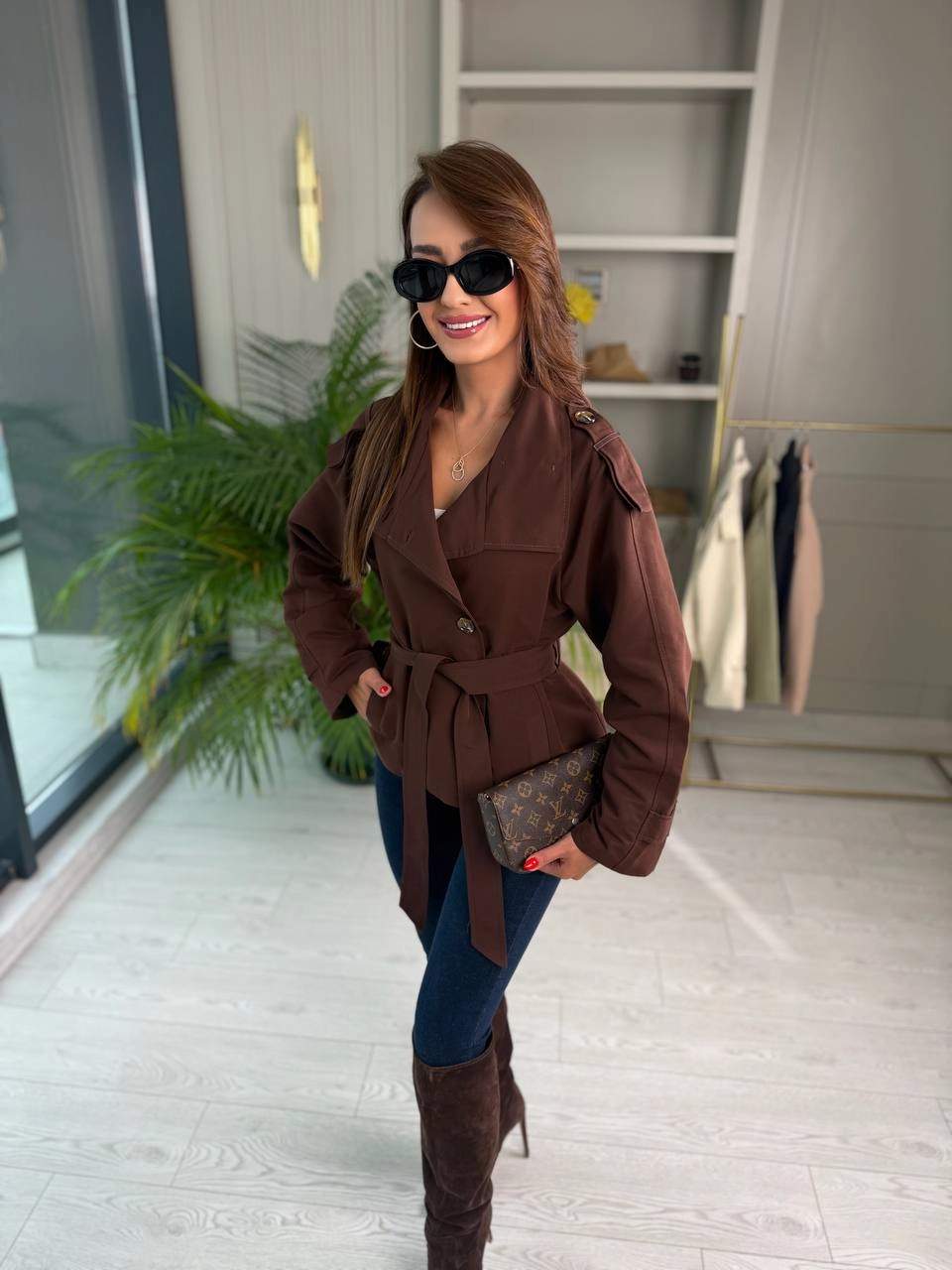 Kahverengi%20Full%20Astarlı%20Zara%20Model%20Trençkot