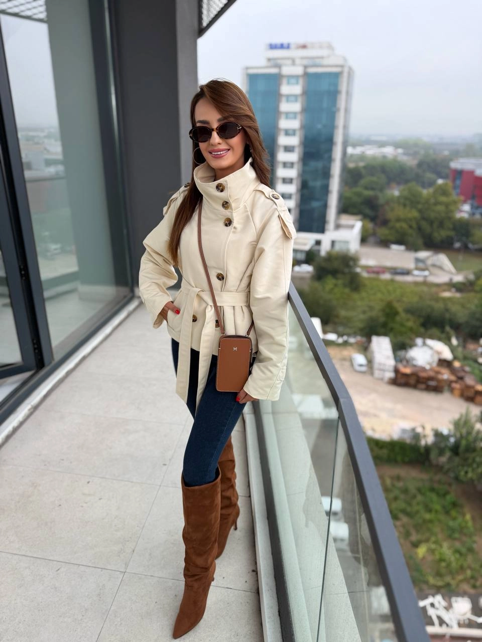 Taş%20Rengi%20Full%20Astarlı%20Zara%20Model%20Trençkot