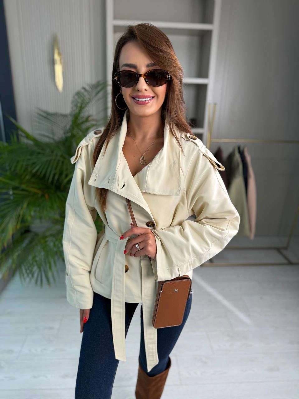Taş%20Rengi%20Full%20Astarlı%20Zara%20Model%20Trençkot