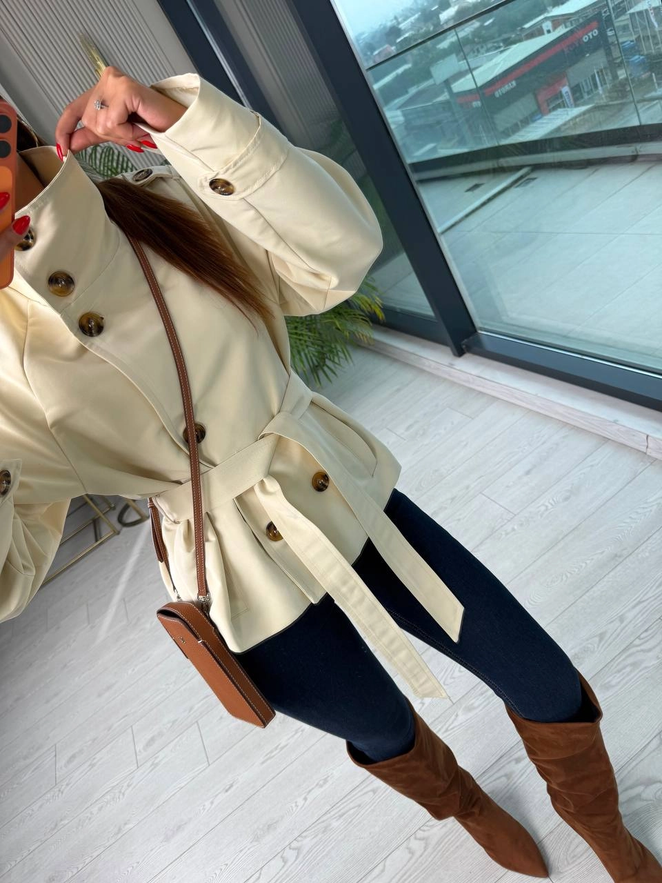 Taş%20Rengi%20Full%20Astarlı%20Zara%20Model%20Trençkot