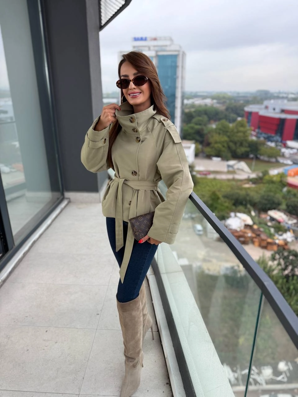 Haki%20Full%20Astarlı%20Zara%20Model%20Trençkot