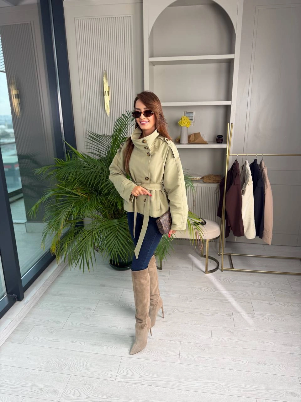 Haki%20Full%20Astarlı%20Zara%20Model%20Trençkot