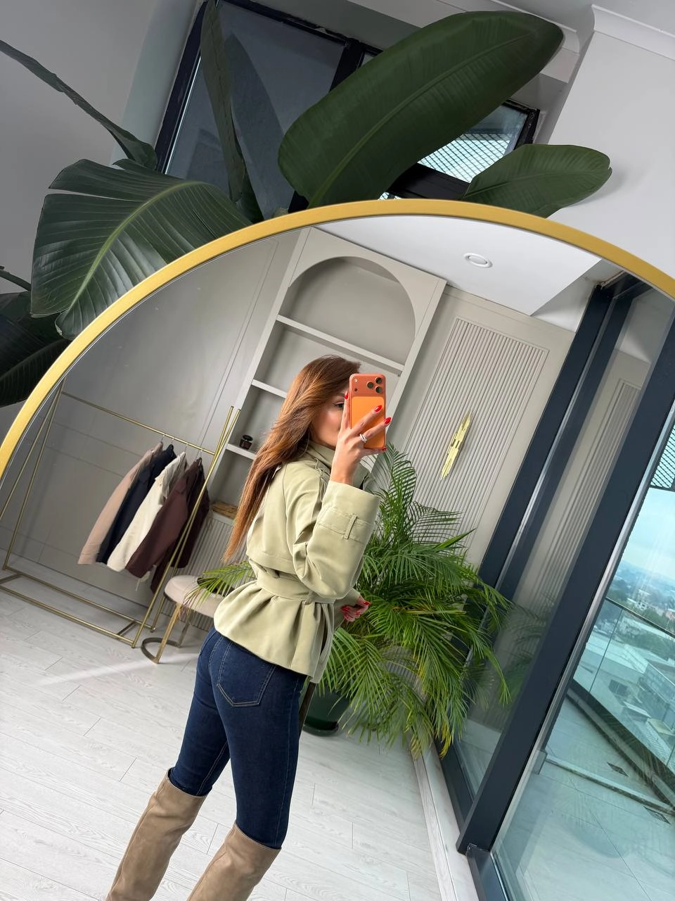 Haki%20Full%20Astarlı%20Zara%20Model%20Trençkot