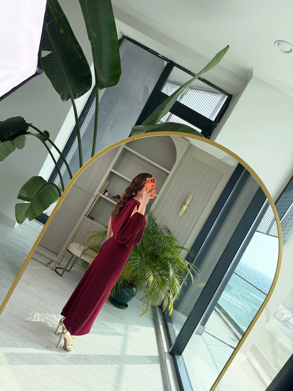 Tasarım%20Bordo%20Şal%20Detaylı%20İthal%20Tok%20Likralı%20Candy%20Kumaş%20Elbise