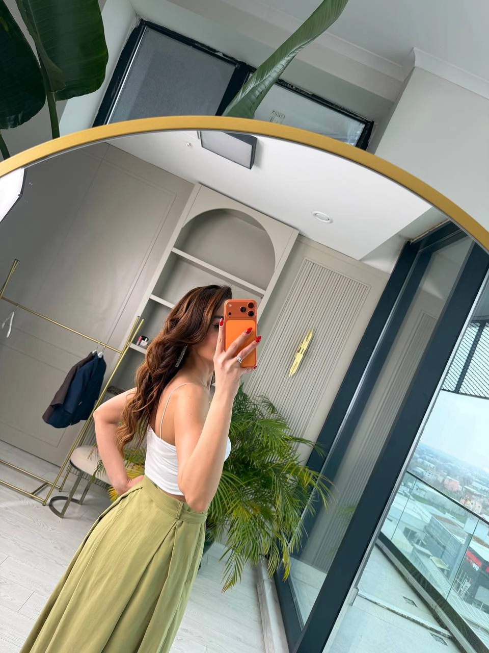 Yeşil%20%100%20Pamuklu%20Tensel%20Kumaş%20Premium%20Etek%20Ceket%20Takım
