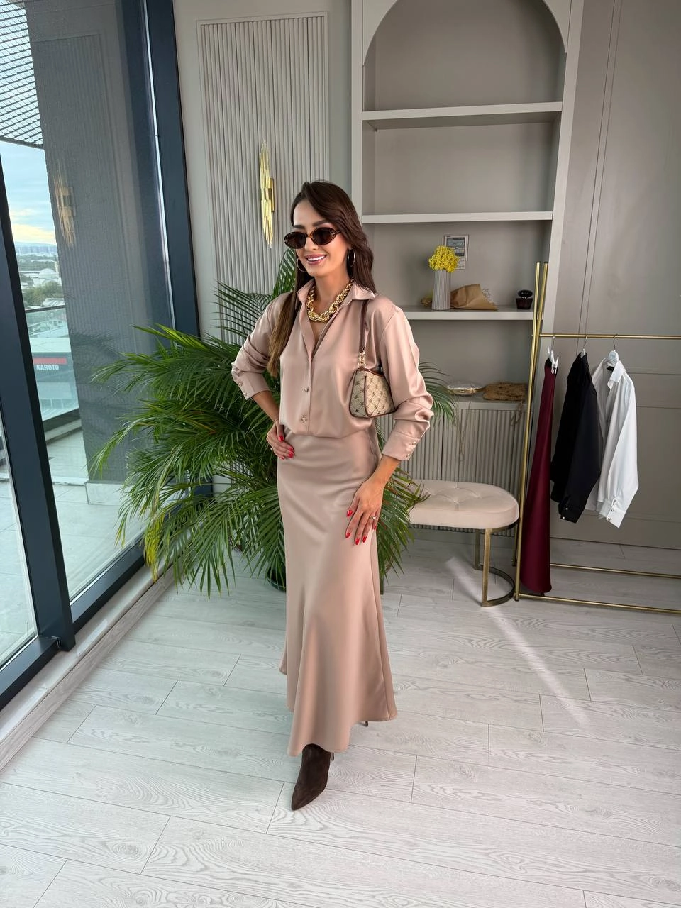 Vizon%20Zara%20Tok%20Saten%20Beli%20Lastikli%20Etek
