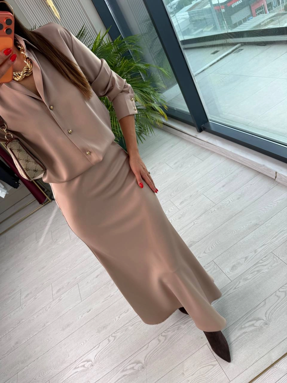 Vizon%20Zara%20Tok%20Saten%20Beli%20Lastikli%20Etek