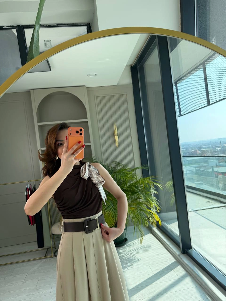 Bej%20Rengi%20Kemerli%20Lüks%20Kalite%20Etek