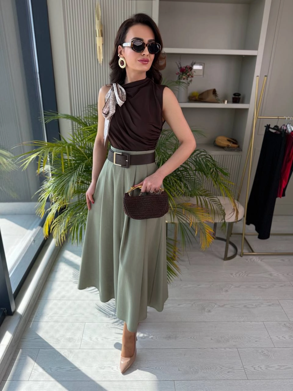 Haki%20Kemerli%20Lüks%20Kalite%20Etek