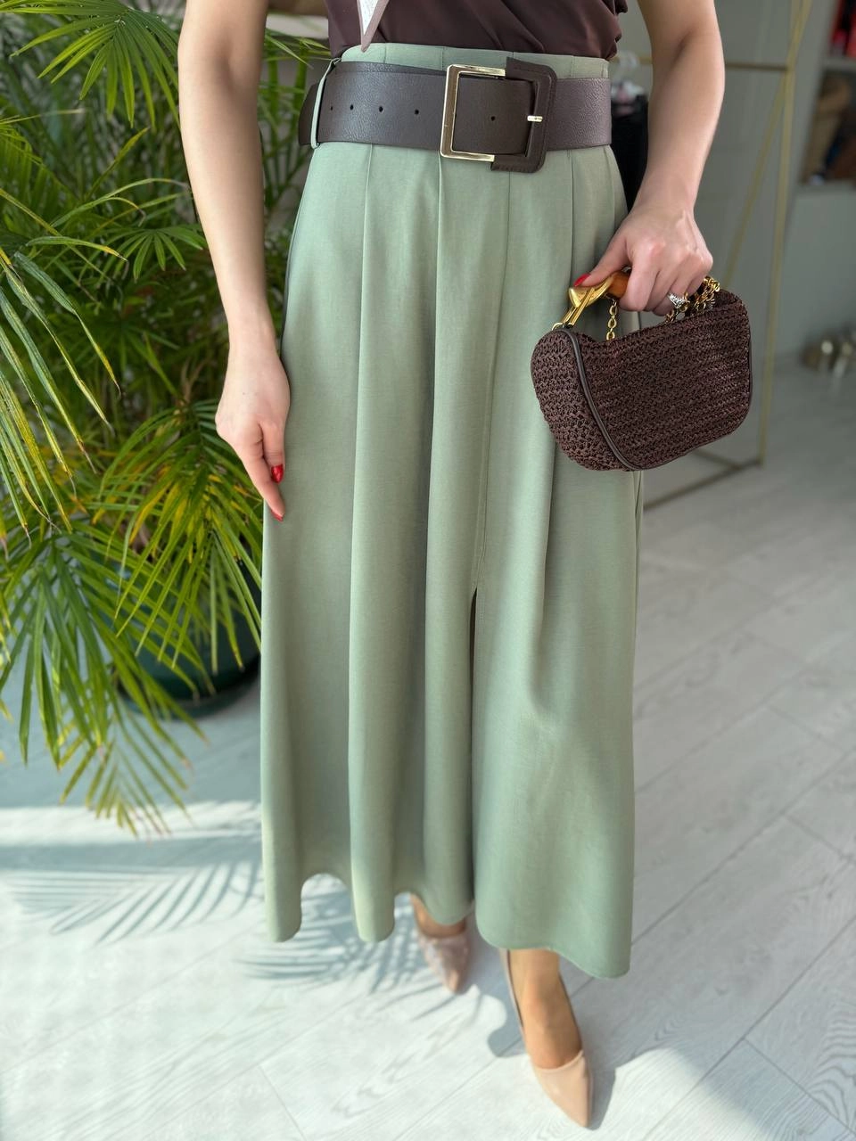 Haki%20Kemerli%20Lüks%20Kalite%20Etek