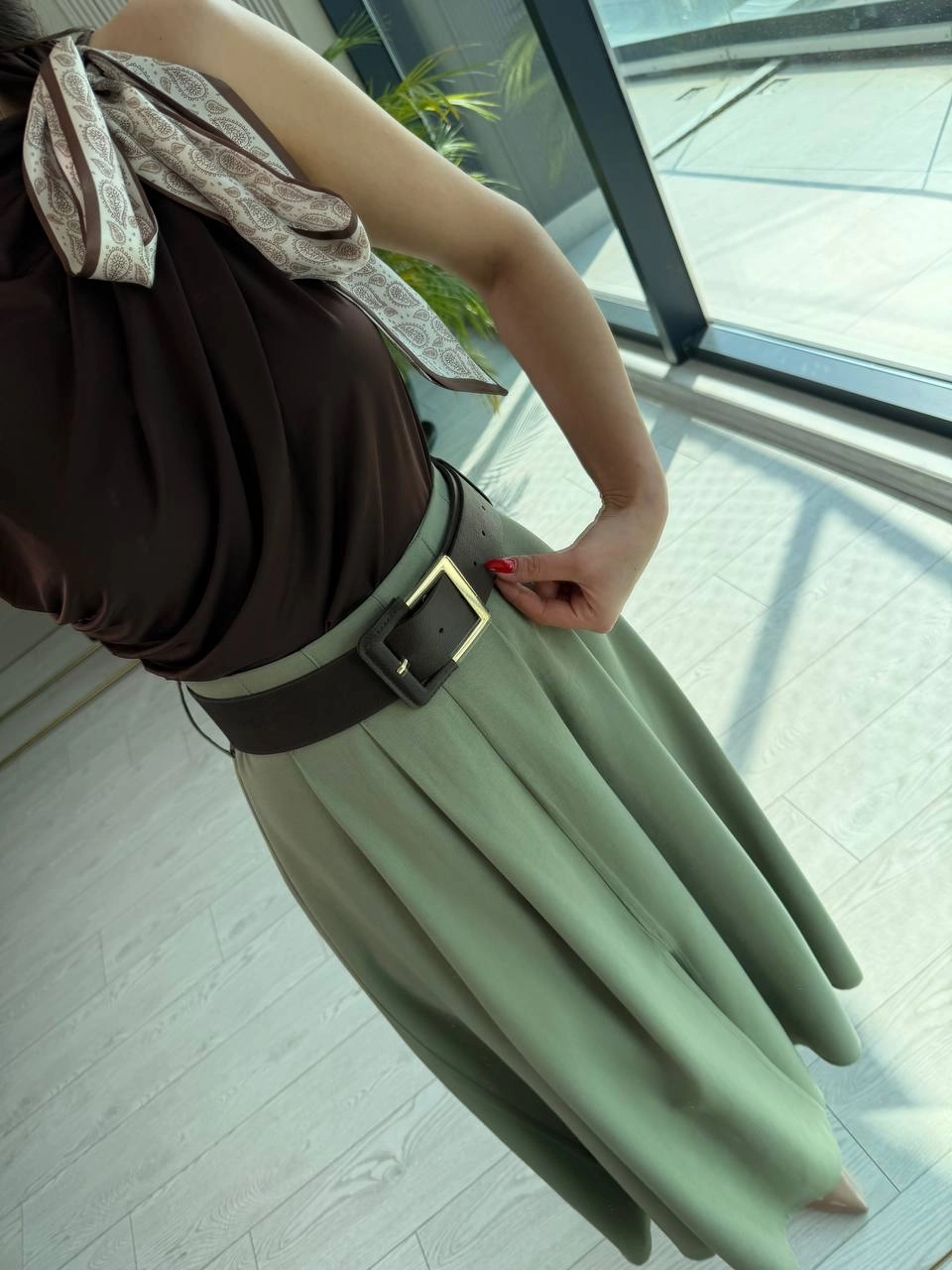 Haki%20Kemerli%20Lüks%20Kalite%20Etek