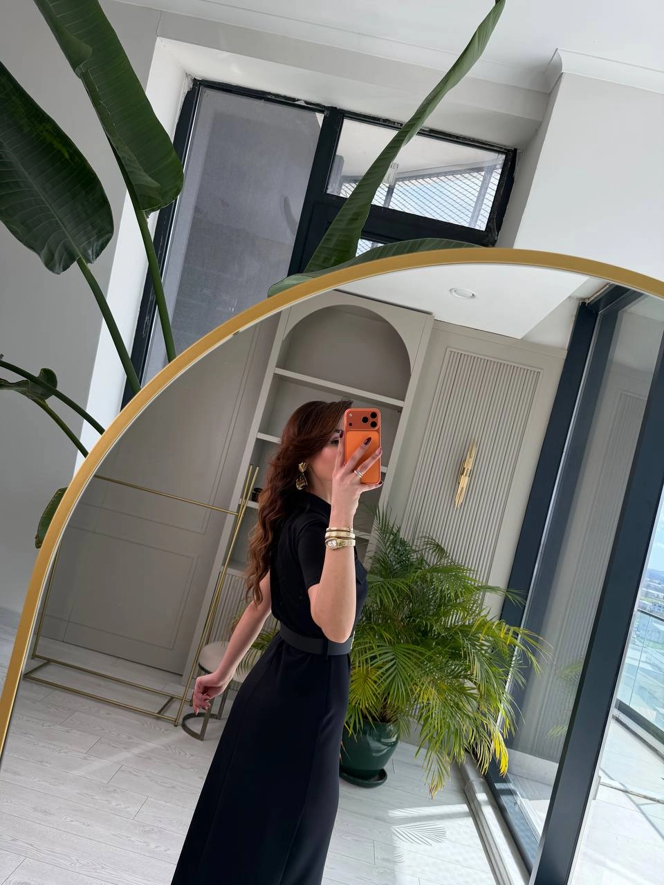 Siyah%20Kemerli%20Zara%20Model%20Double%20Kumaş%20Elbise