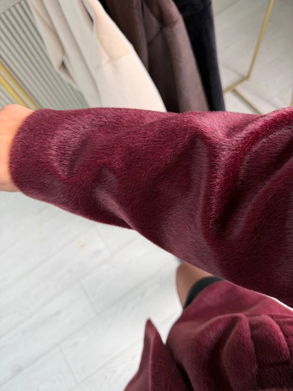 Bordo%20Kemerli%20Astarlı%20İthal%20Kürk%20Dokulu%20Ceket