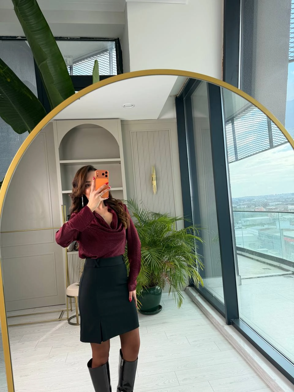 Siyah%20Double%20Atlas%20Kumaş%20Korsajlı%20Etek