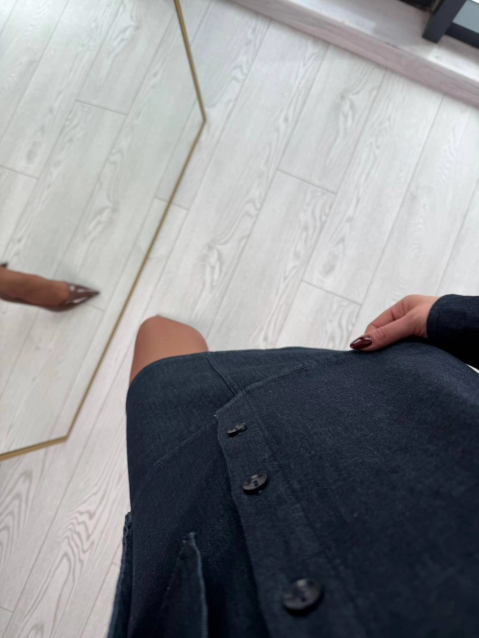 Tasarım%20Etek%20Gömlek%20Likralı%20Jean%20Takım