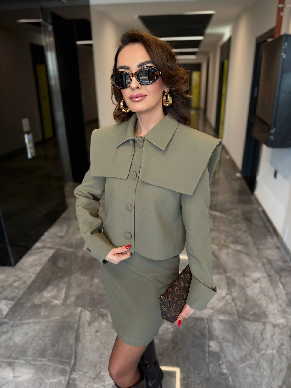 Haki%20Tasarım%20Omuz%20Detay%20Premium%20Etek%20Ceket%20Takım