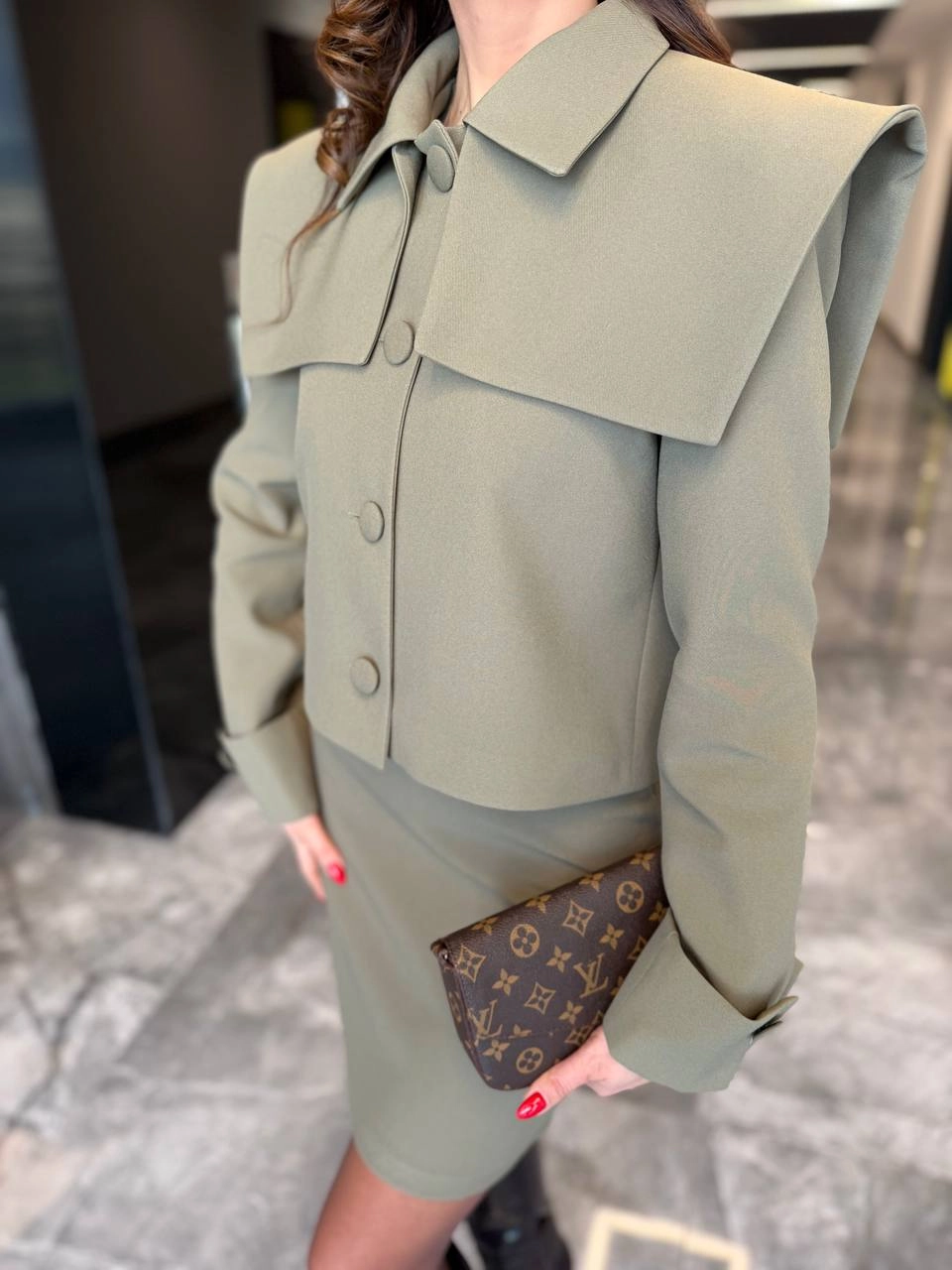 Haki%20Tasarım%20Omuz%20Detay%20Premium%20Etek%20Ceket%20Takım