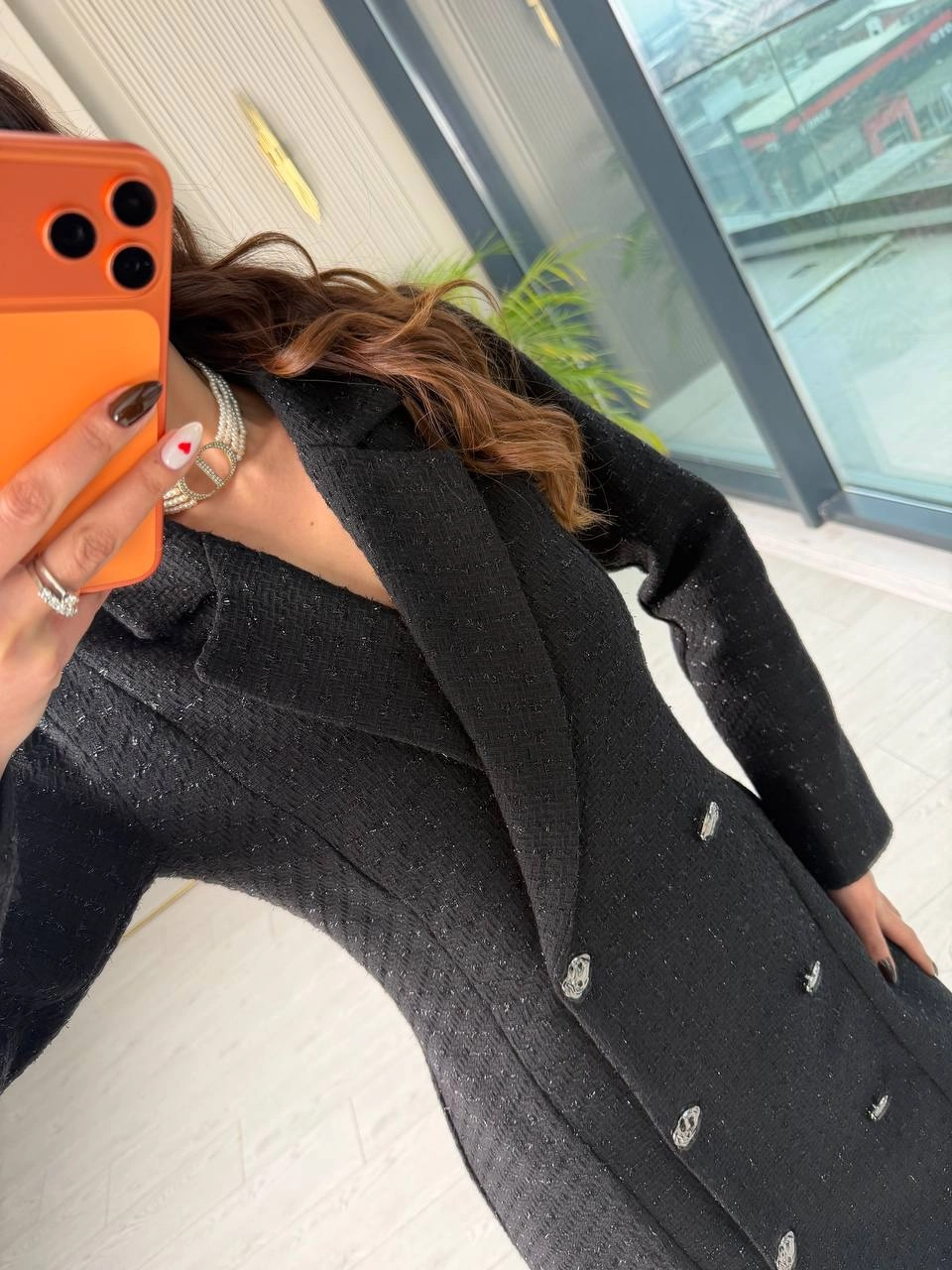 Siyah%20Premium%20Tuvid%20Kumaş%20Ceket%20Elbise