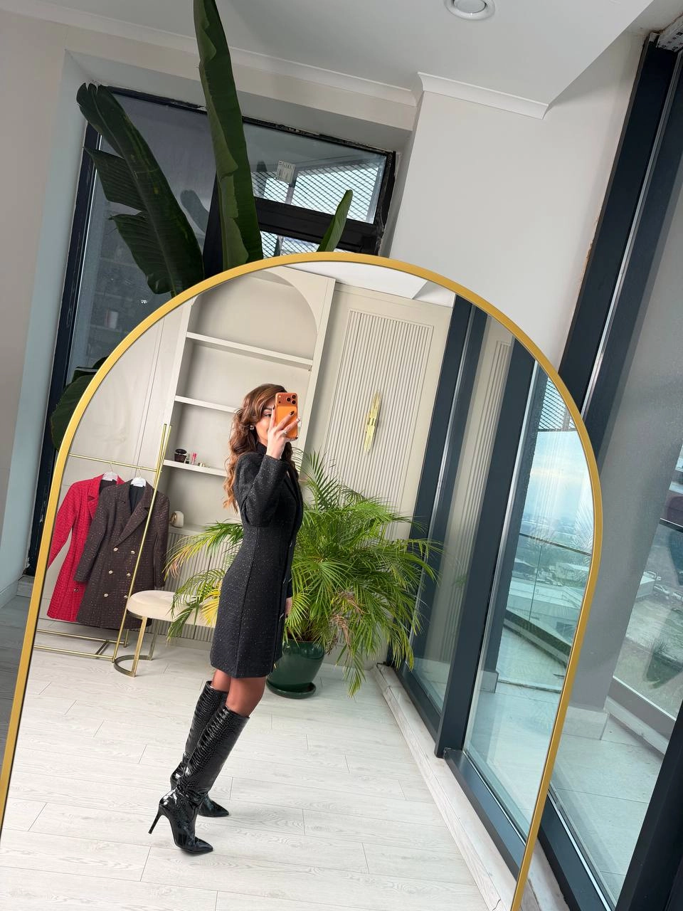 Siyah%20Premium%20Tuvid%20Kumaş%20Ceket%20Elbise