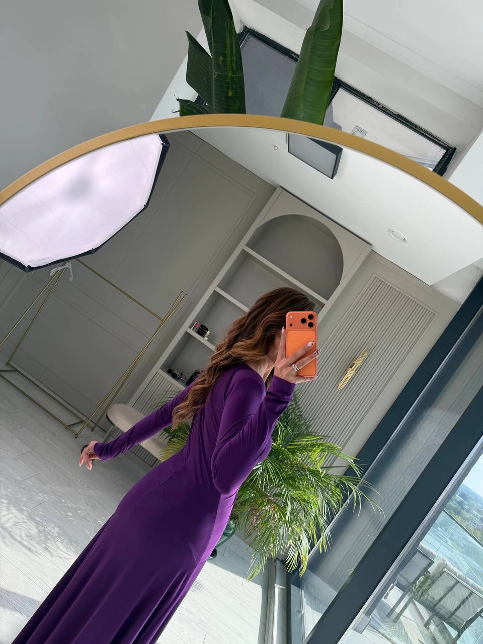 Tasarım%20Mor%20Vatkalı%20Maxi%20Boy%20İthal%20Likralı%20Candy%20Kumaş%20Elbise