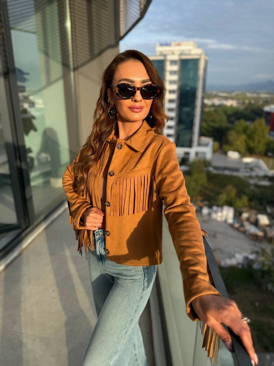 Taba%20Püsküllü%20Nubuk%20Süet%20Ceket