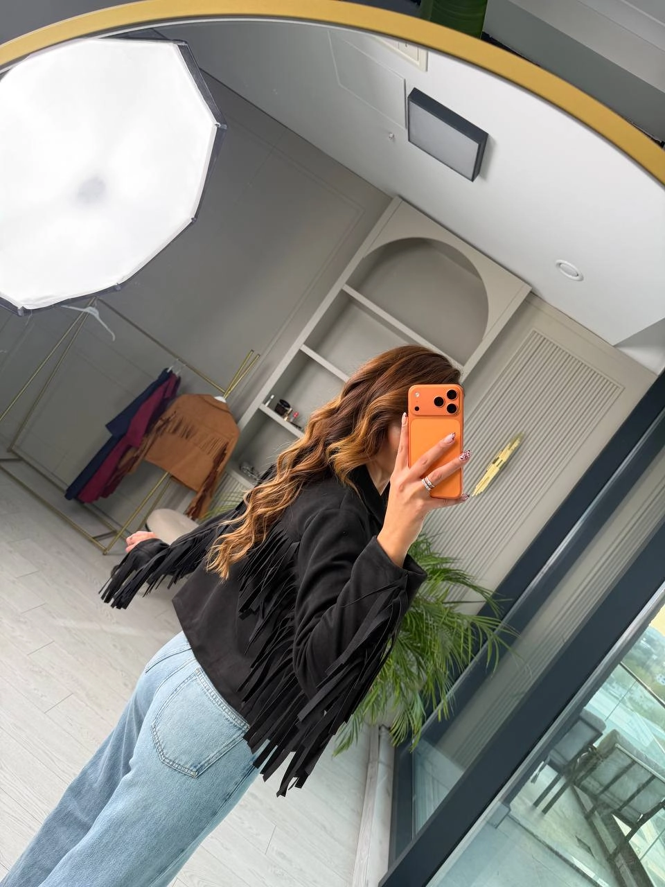 Siyah%20Püsküllü%20Nubuk%20Süet%20Ceket