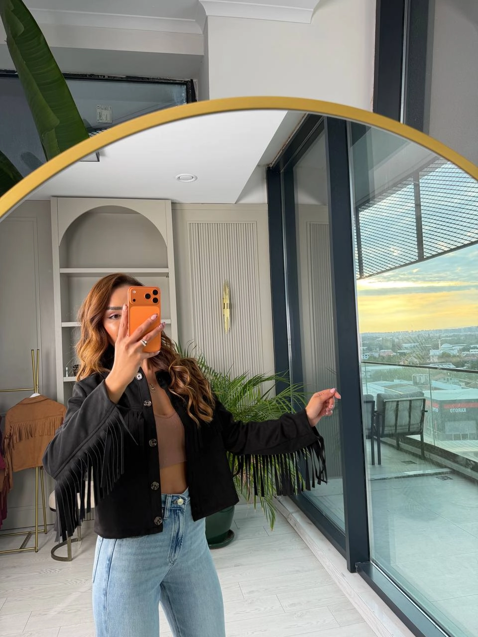 Siyah%20Püsküllü%20Nubuk%20Süet%20Ceket