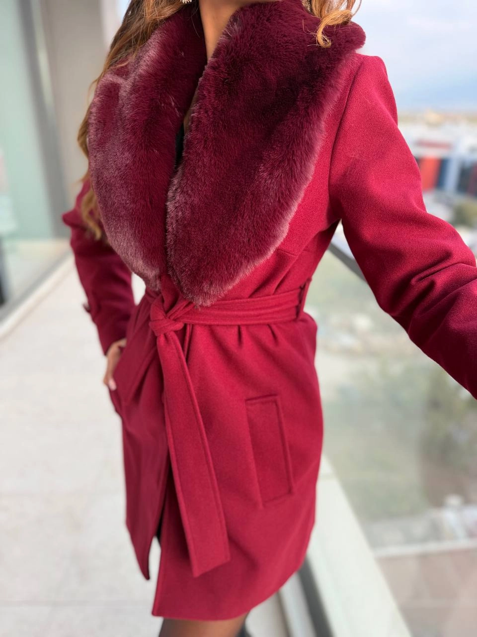 Bordo%20Astarlı%20Kürk%20Detay%20İthal%20Premium%20Kaşe%20Kaban