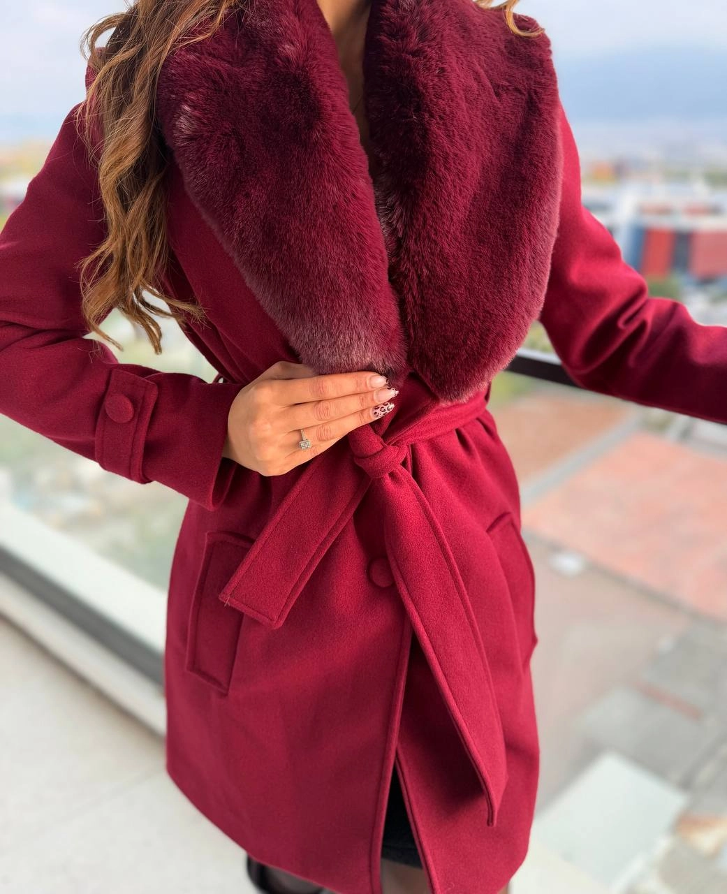 Bordo%20Astarlı%20Kürk%20Detay%20İthal%20Premium%20Kaşe%20Kaban