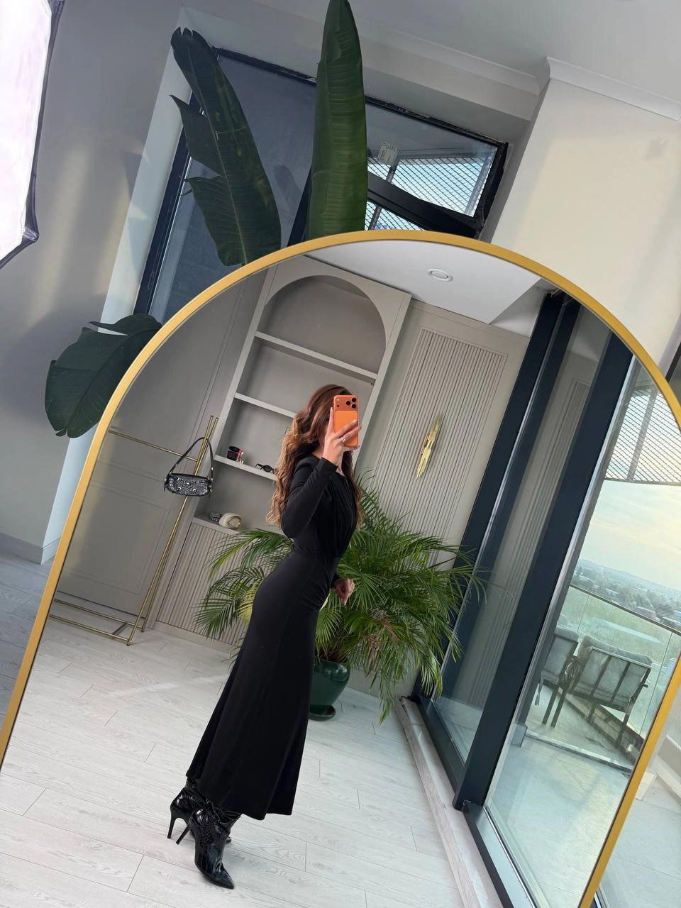 Siyah%20Vatkalı%20Bel%20Aksesuar%20Detay%20İthal%20Likralı%20Candy%20Kumaş%20Elbise