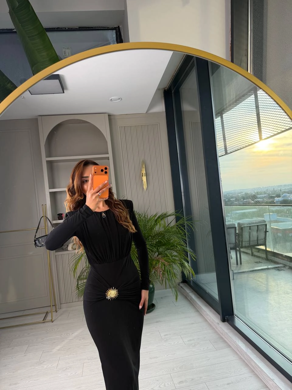 Siyah%20Vatkalı%20Bel%20Aksesuar%20Detay%20İthal%20Likralı%20Candy%20Kumaş%20Elbise