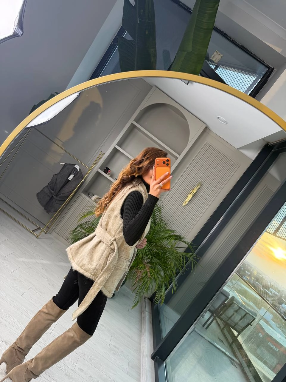 Bej%20Rengi%20Astarlı%20Premium%20Kürk%20Yelek