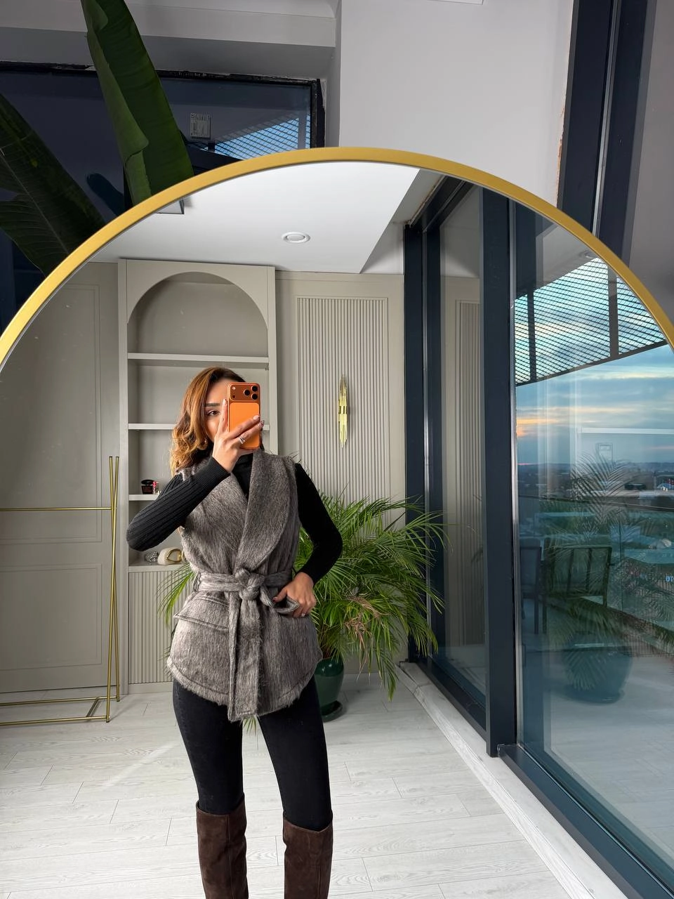 Gri%20Kahve%20Astarlı%20Premium%20Kürk%20Yelek