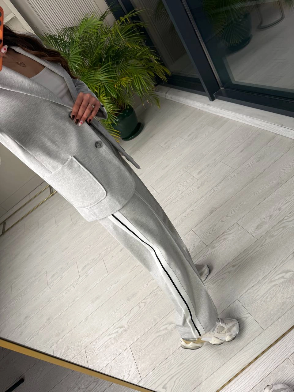 Gri%20Şerit%20Detaylı%20Astarlı%20Ceket%20Pantolon%20Lüks%20Kalite%20Takım