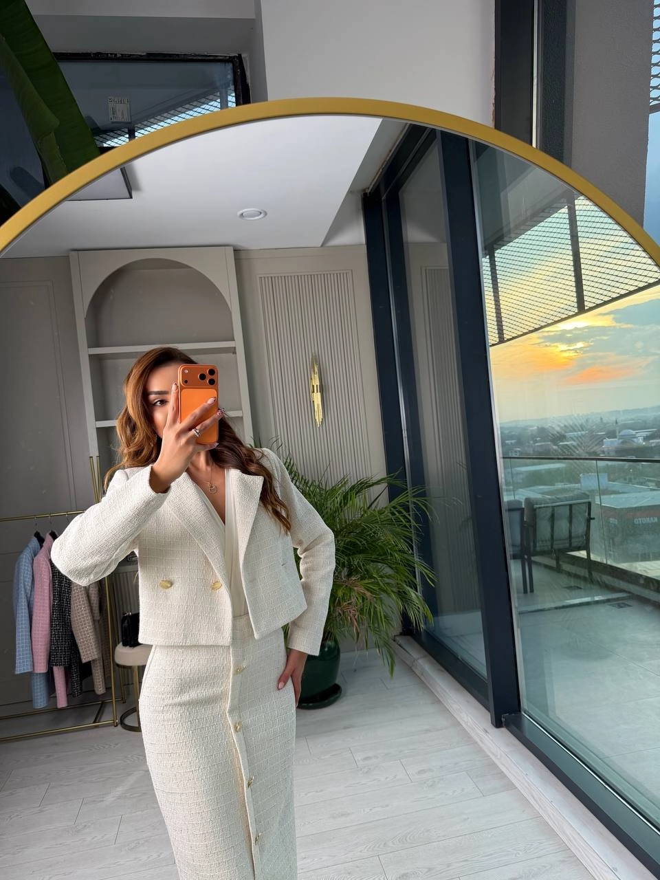 Ekru%20Lüks%20Kalite%20Etek%20Ceket%20Tuvid%20Takım