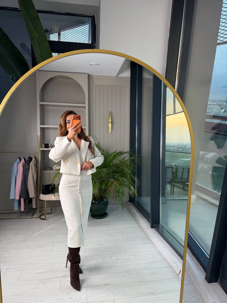 Ekru%20Lüks%20Kalite%20Etek%20Ceket%20Tuvid%20Takım