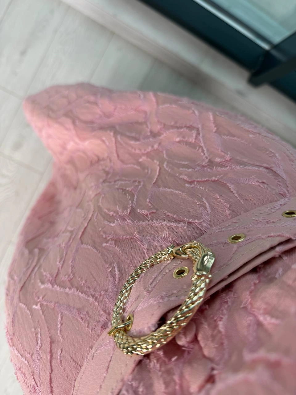Tasarım%20Pudra%20Pembe%20Kemerli%20Astarlı%20%100%20Pamuklu%20Elbise