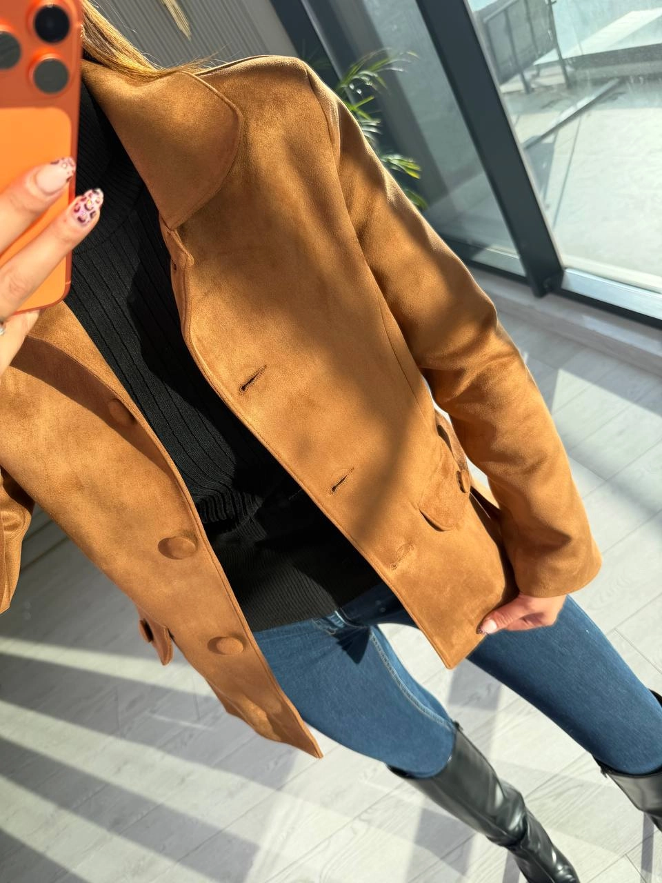 Taba%20Vatkalı%20Astarlı%20Premium%20Nubuk%20Süet%20Ceket